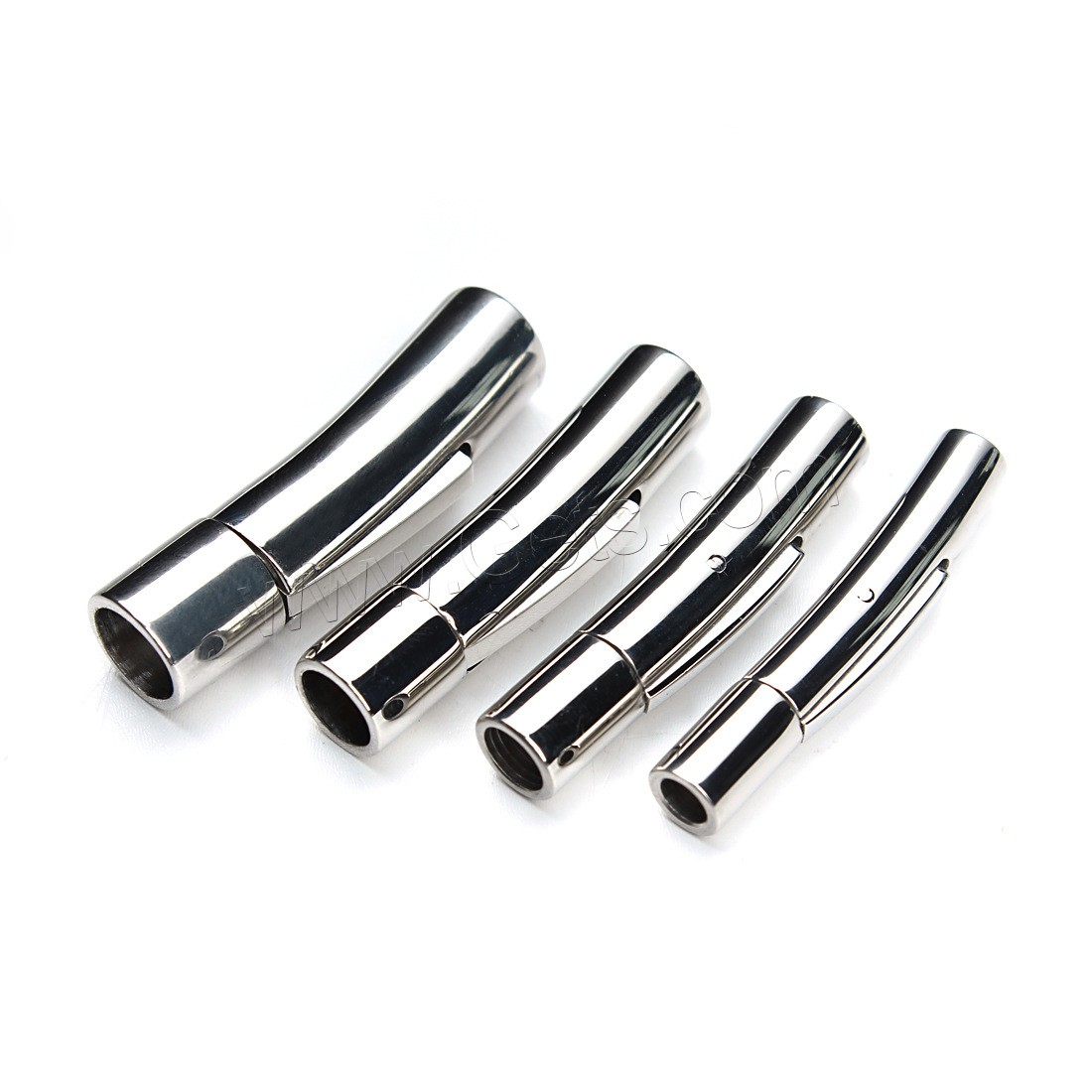 Round Stainless Steel Magnetic Clasp, different size for choice, Sold By PC