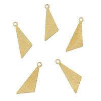 Bijoux pendentifs en laiton, triangle, couleur originale Vendu par PC