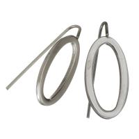 Stainless Steel Hook Earwire, original color 0.8mm 