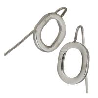 Stainless Steel Hook Earwire, original color 0.8mm 