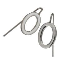 Stainless Steel Hook Earwire, original color 0.8mm 