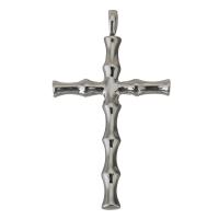 Stainless Steel Cross Pendants, original color Approx 6mm 