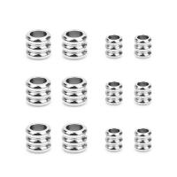 Stainless Steel Large Hole Beads, Column 