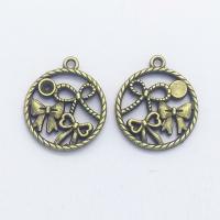 Zinc Alloy Hollow Pendants, antique bronze color plated Approx 1mm 