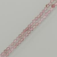 Strawberry Quartz goutte, tambour, naturel, rose Environ 1mm Environ 16 pouce, Environ Vendu par brin