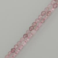 Rosenquarz Perle, Trommel, natürlich, Rosa, 2.5x2.5x2.5mm, Bohrung:ca. 1mm, Länge:ca. 17 ZollInch, ca. 170PCs/Strang, verkauft von Strang