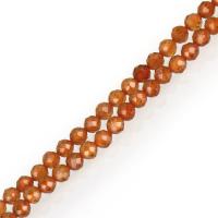 Garnet Beads, Drum, natural, orange Approx 1mm Approx 16 Inch, Approx 