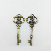 亜鉛合金キー・ペンダント, 亜鉛合金, 鍵, 青銅メッキ 穴:約 1mm, 100パソコン/バッグ, 売り手 バッグ