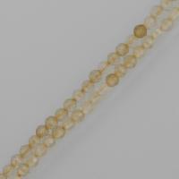 quartz rutile goutte, Rond, naturel, Jaune Environ 1mm Environ 15.5 pouce, Environ Vendu par brin