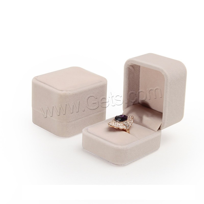 Baumwollsamt Schmuck Display Box, verschiedene Stile für Wahl, keine, 5PCs/Menge, verkauft von Menge