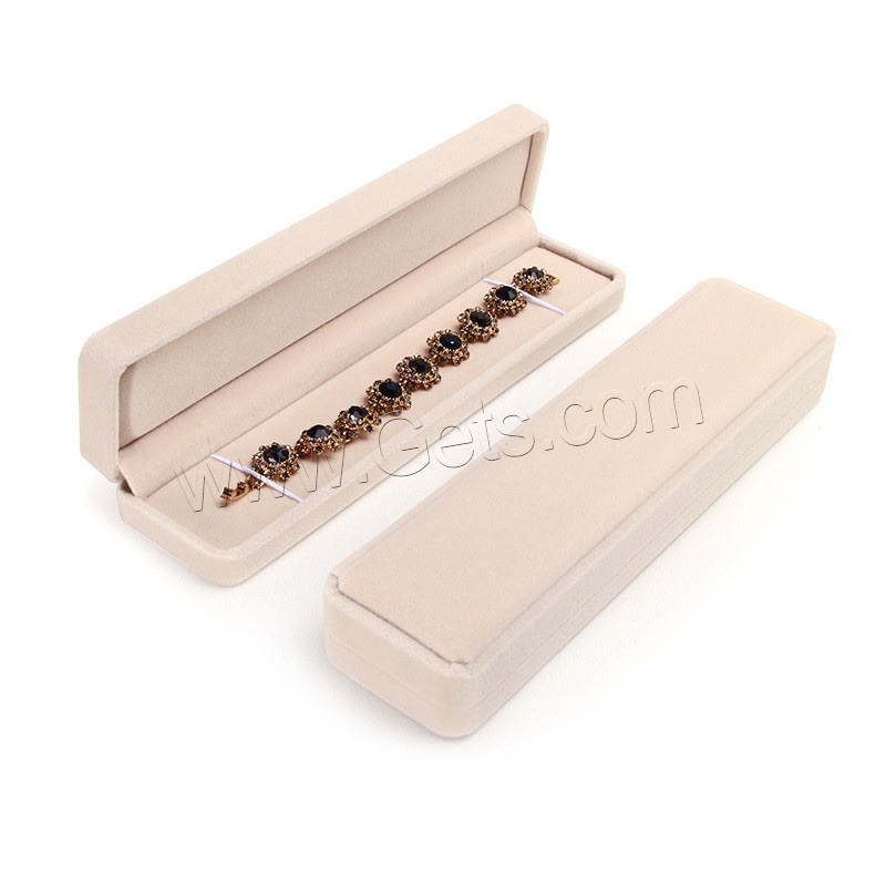 Baumwollsamt Schmuck Display Box, verschiedene Stile für Wahl, keine, 5PCs/Menge, verkauft von Menge