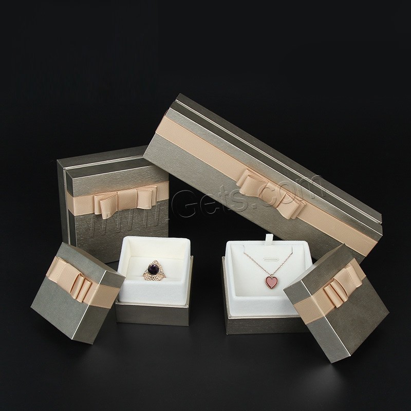 Paper Jewelry Display Box, with Velveteen, hardwearing & different styles for choice, more colors for choice, Sold By PC