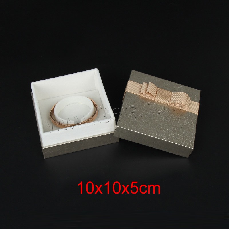 Paper Jewelry Display Box, with Velveteen, hardwearing & different styles for choice, more colors for choice, Sold By PC