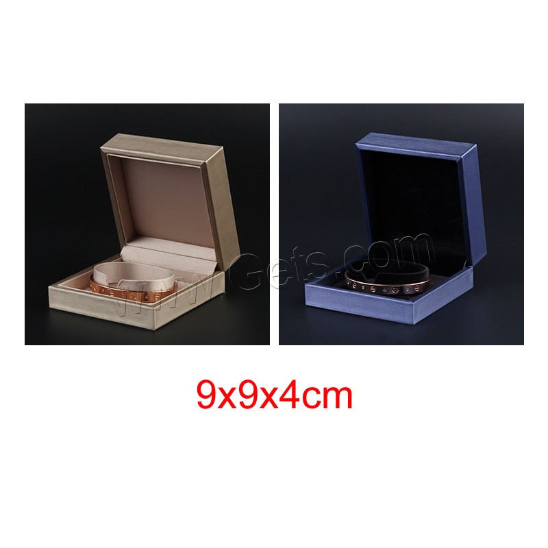 PU Leder Schmuck Display Box, Strapazierfähig & antistatisch & verschiedene Stile für Wahl, keine, verkauft von PC