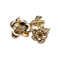 ブラスブローチアクセサリー, 銅, 花形, 純正ゴールド, DIY, 18.8*13mm, 売り手 パソコン