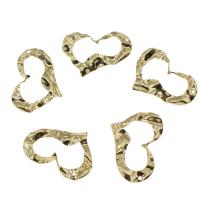 Brass Heart Pendants, gold color plated, nickel, lead & cadmium free Approx 2mm, Approx 