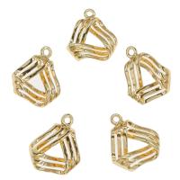 Brass Jewelry Pendants, gold color plated Approx 2mm, Approx 