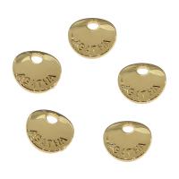 Brass Jewelry Pendants, gold color plated, nickel, lead & cadmium free Approx 2mm, Approx 