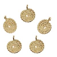 Brass Jewelry Pendants, gold color plated, nickel, lead & cadmium free Approx 2mm, Approx 