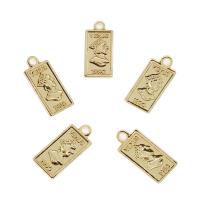 Brass Jewelry Pendants, gold color plated, nickel, lead & cadmium free Approx 2mm, Approx 