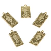 Brass Jewelry Pendants, gold color plated, nickel, lead & cadmium free Approx 2mm, Approx 