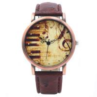 Women Wrist Watch, PU Leather, stainless steel pin buckle, plated, for woman .4 Inch 