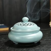 Porcelain Incense Burner, half handmade, for home and office & durable 