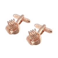 Brass Cufflinks, plated, 2 pieces & Unisex, 14mm 