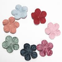 Accesorio del pelo de DIY que, paño, Flor, más colores para la opción, 100PCs/Bolsa, Vendido por Bolsa