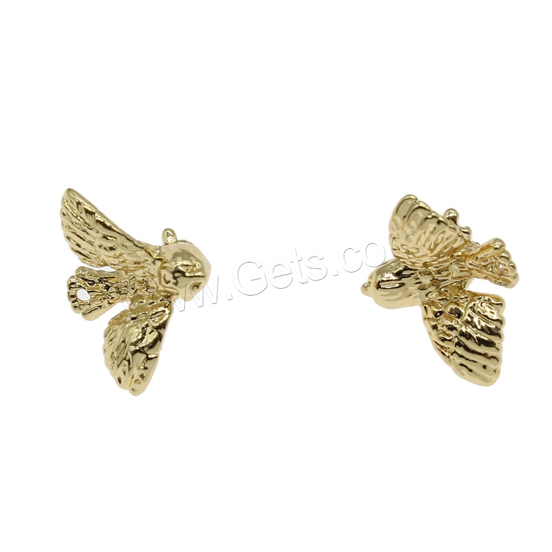 Animal Brass Pendants, Bird, plated, more colors for choice, 7x11mm, Hole:Approx 0.5mm, 70PCs/Bag, Sold By Bag