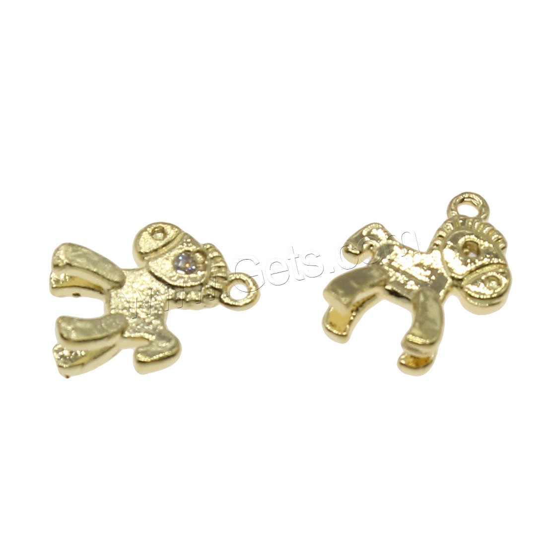 Animal Brass Pendants, Horse, plated, with rhinestone, more colors for choice, 9x10mm, Hole:Approx 0.5mm, 200PCs/Bag, Sold By Bag