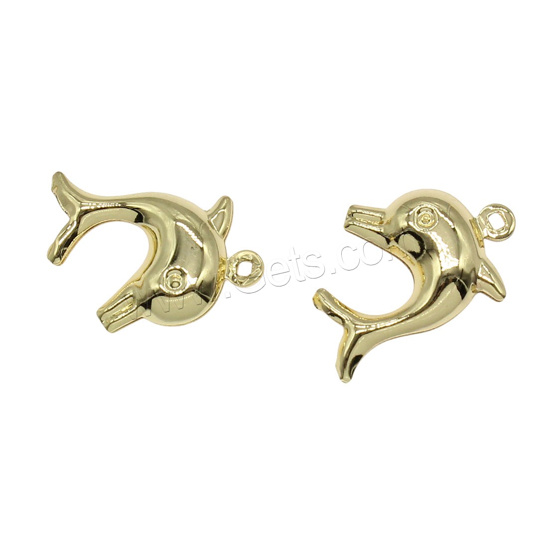 Animal Brass Pendants, Dolphin, plated, more colors for choice, 16x21mm, Hole:Approx 0.5mm, 50PCs/Bag, Sold By Bag