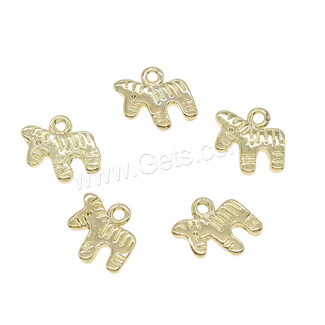 Animal Brass Pendants, Unicorn, plated, more colors for choice, 7x8mm, Hole:Approx 0.6mm, 300PCs/Bag, Sold By Bag