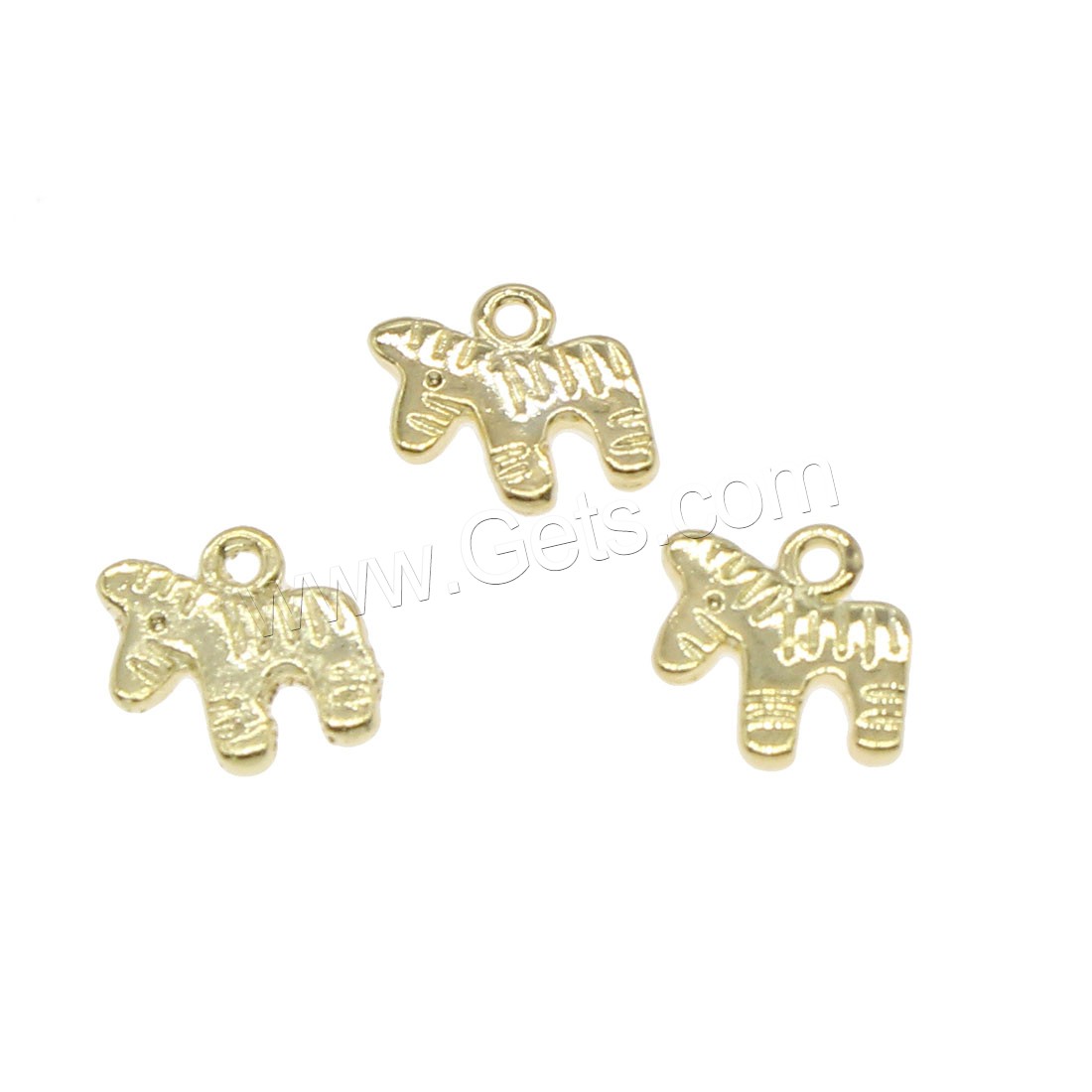 Animal Brass Pendants, Unicorn, plated, more colors for choice, 7x8mm, Hole:Approx 0.6mm, 300PCs/Bag, Sold By Bag