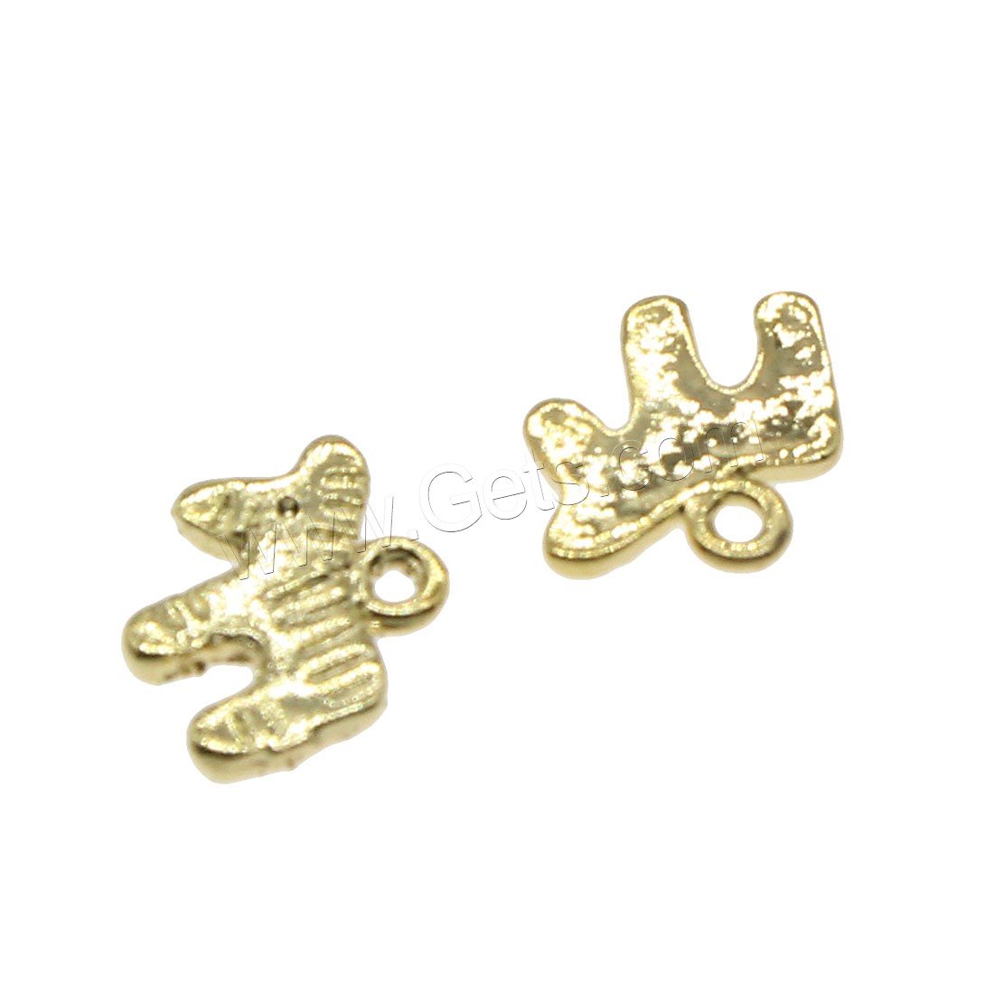 Animal Brass Pendants, Unicorn, plated, more colors for choice, 7x8mm, Hole:Approx 0.6mm, 300PCs/Bag, Sold By Bag