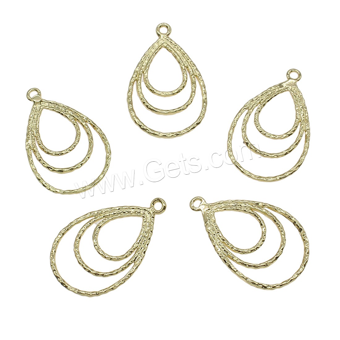 Brass Jewelry Pendants, Teardrop, plated, hollow, more colors for choice, 30x20mm, Hole:Approx 1mm, 50PCs/Bag, Sold By Bag