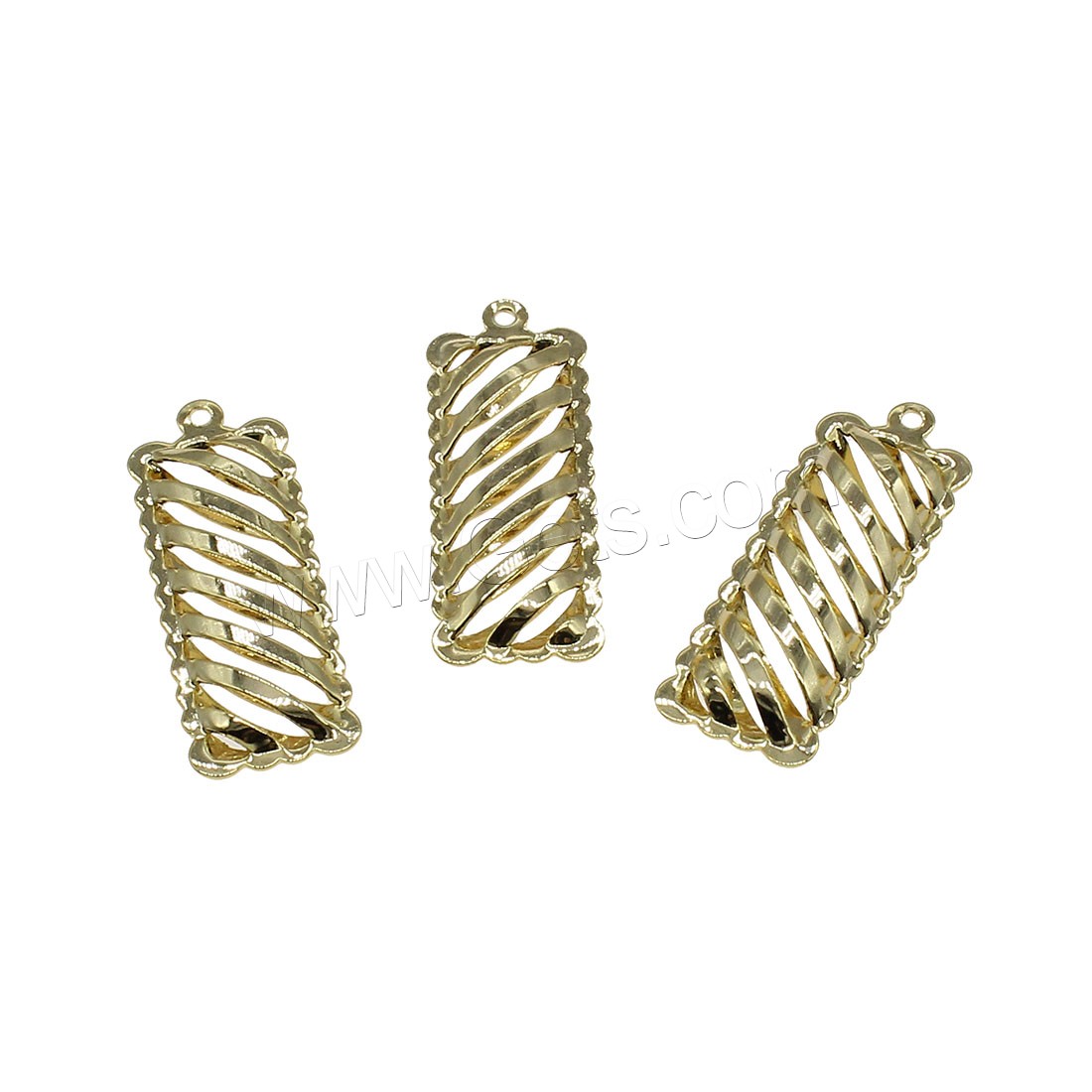 Brass Jewelry Pendants, Rectangle, plated, hollow, more colors for choice, 33x12mm, Hole:Approx 1mm, 30PCs/Bag, Sold By Bag