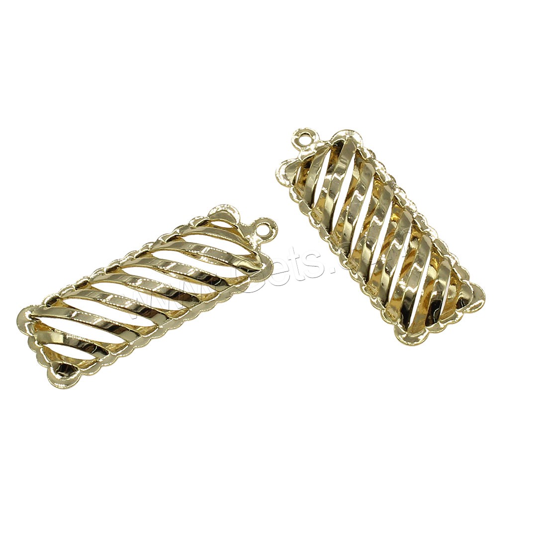 Brass Jewelry Pendants, Rectangle, plated, hollow, more colors for choice, 33x12mm, Hole:Approx 1mm, 30PCs/Bag, Sold By Bag