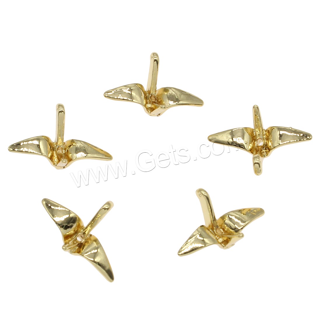 Brass Jewelry Pendants, Thousand Origami Cranes, plated, more colors for choice, 13x21x14mm, Hole:Approx 0.5mm, 100PCs/Bag, Sold By Bag