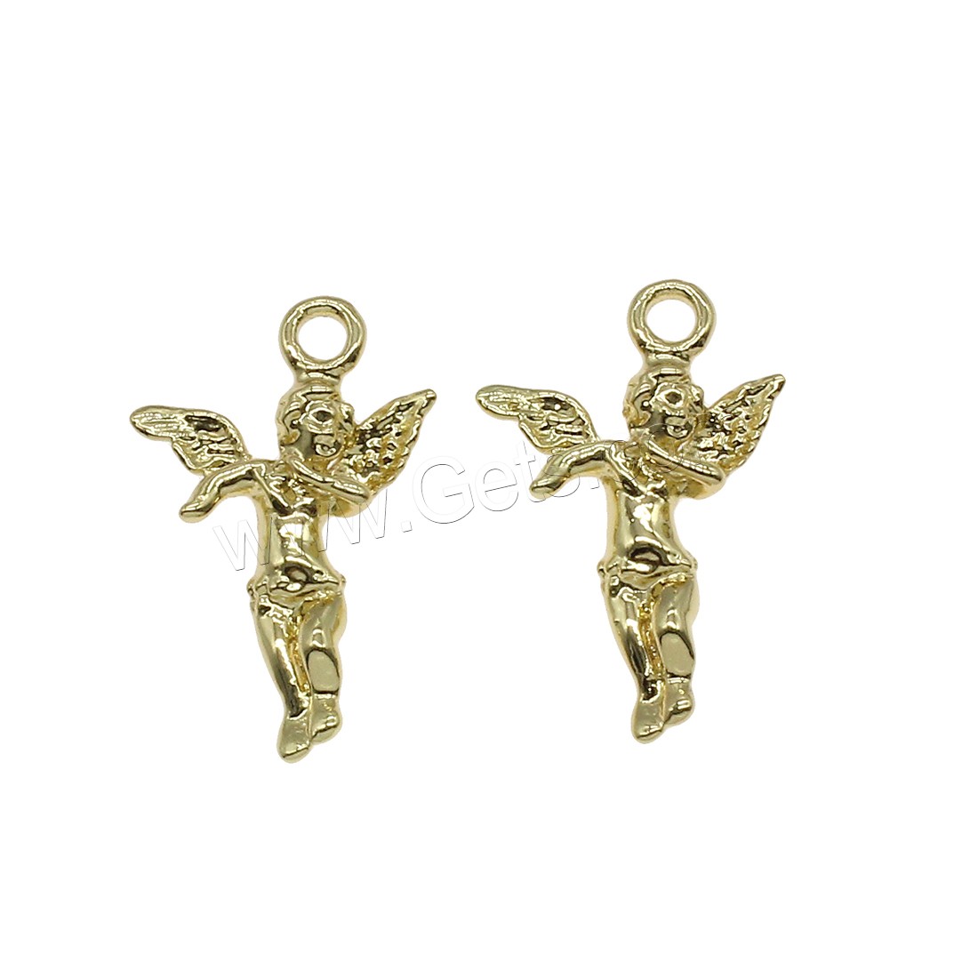 Brass Jewelry Pendants, Angel, plated, more colors for choice, 18x26mm, Hole:Approx 1.4mm, 50PCs/Bag, Sold By Bag