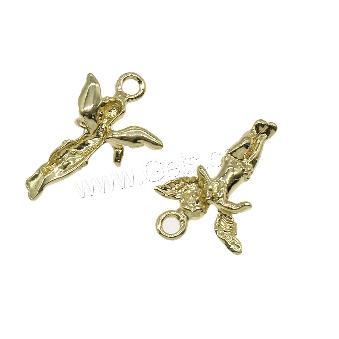 Brass Jewelry Pendants, Angel, plated, more colors for choice, 18x26mm, Hole:Approx 1.4mm, 50PCs/Bag, Sold By Bag