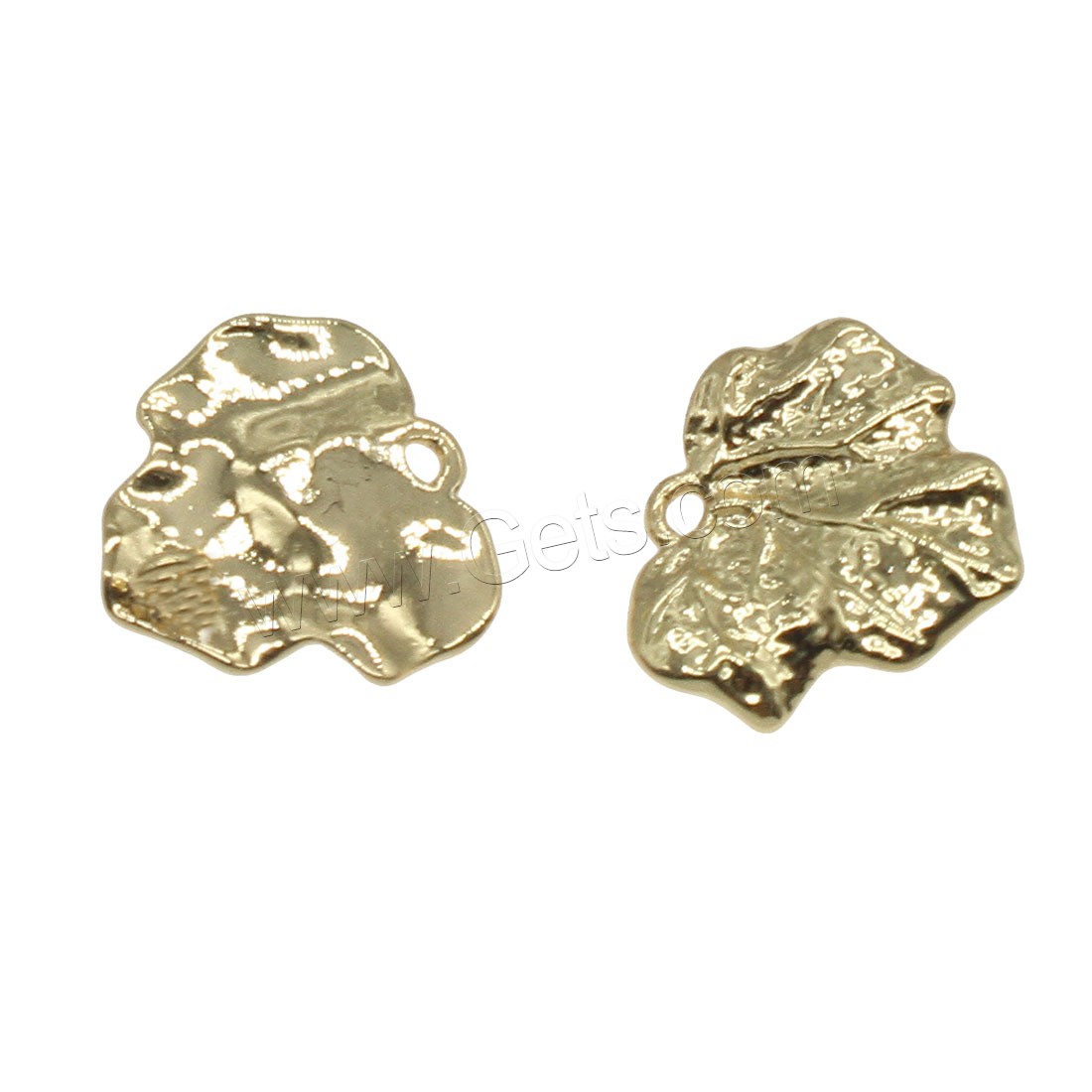 Brass Leaf Pendants, plated, more colors for choice, 12x13mm, Hole:Approx 0.5mm, 100PCs/Bag, Sold By Bag