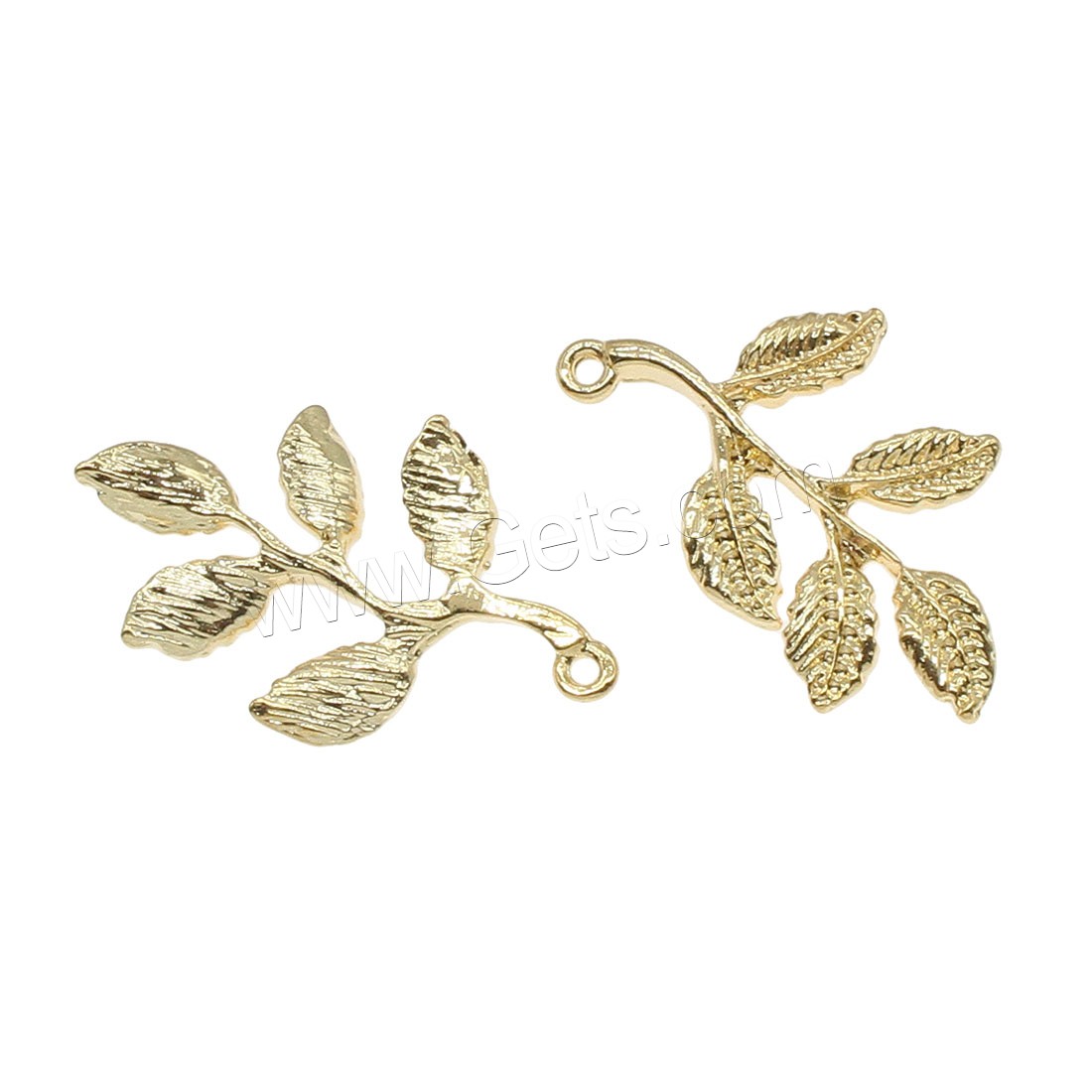 Brass Leaf Pendants, plated, more colors for choice, 14x12mm, Hole:Approx 0.5mm, 100PCs/Bag, Sold By Bag