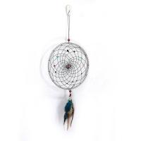 Fashion Dreamcatcher, Eisen, mit Feder & PU Leder, 200x500mm, verkauft von PC