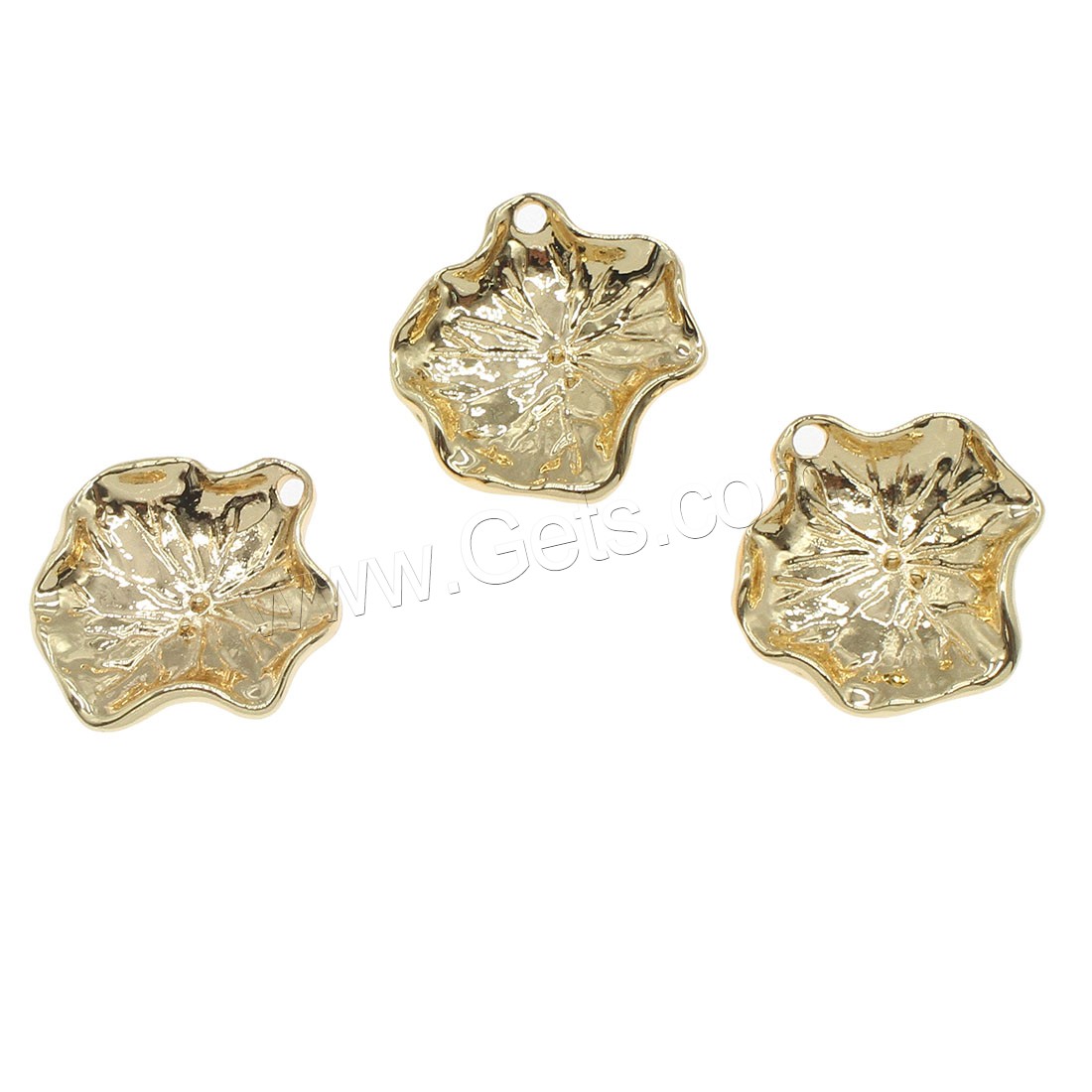 Brass Leaf Pendants, plated, more colors for choice, 19x20mm, Hole:Approx 1mm, 50PCs/Bag, Sold By Bag