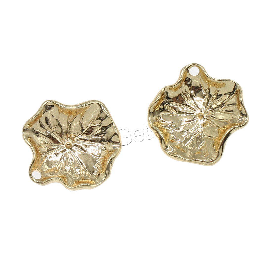 Brass Leaf Pendants, plated, more colors for choice, 19x20mm, Hole:Approx 1mm, 50PCs/Bag, Sold By Bag