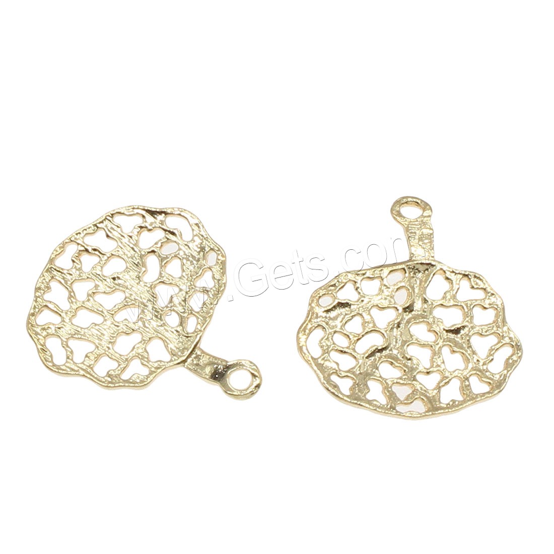 Brass Jewelry Pendants, plated, hollow, more colors for choice, 15x18mm, Hole:Approx 1mm, 100PCs/Bag, Sold By Bag