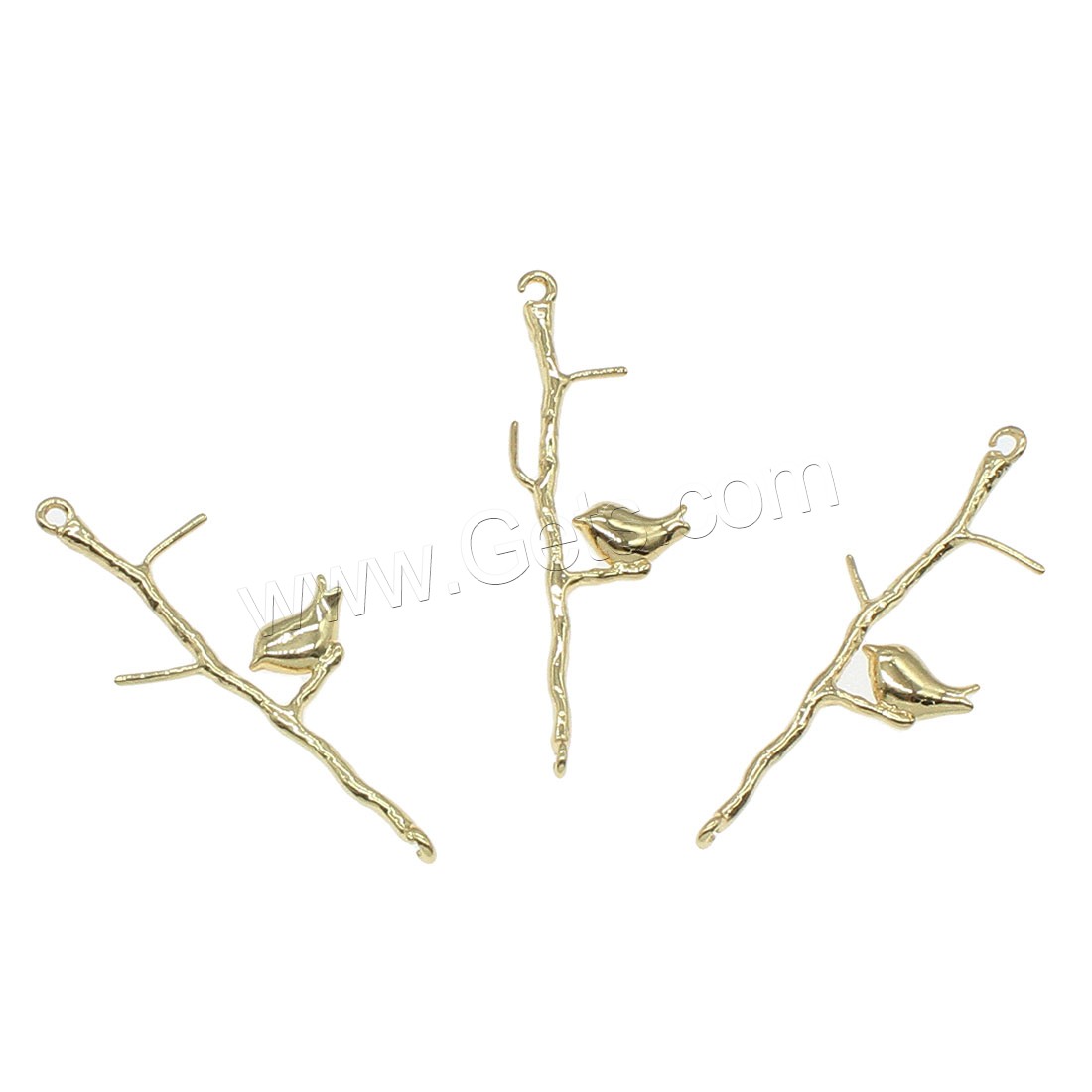 Brass Jewelry Pendants, Branch, plated, 1/1 loop, more colors for choice, 12x33mm, Hole:Approx 0.5mm, 80PCs/Bag, Sold By Bag