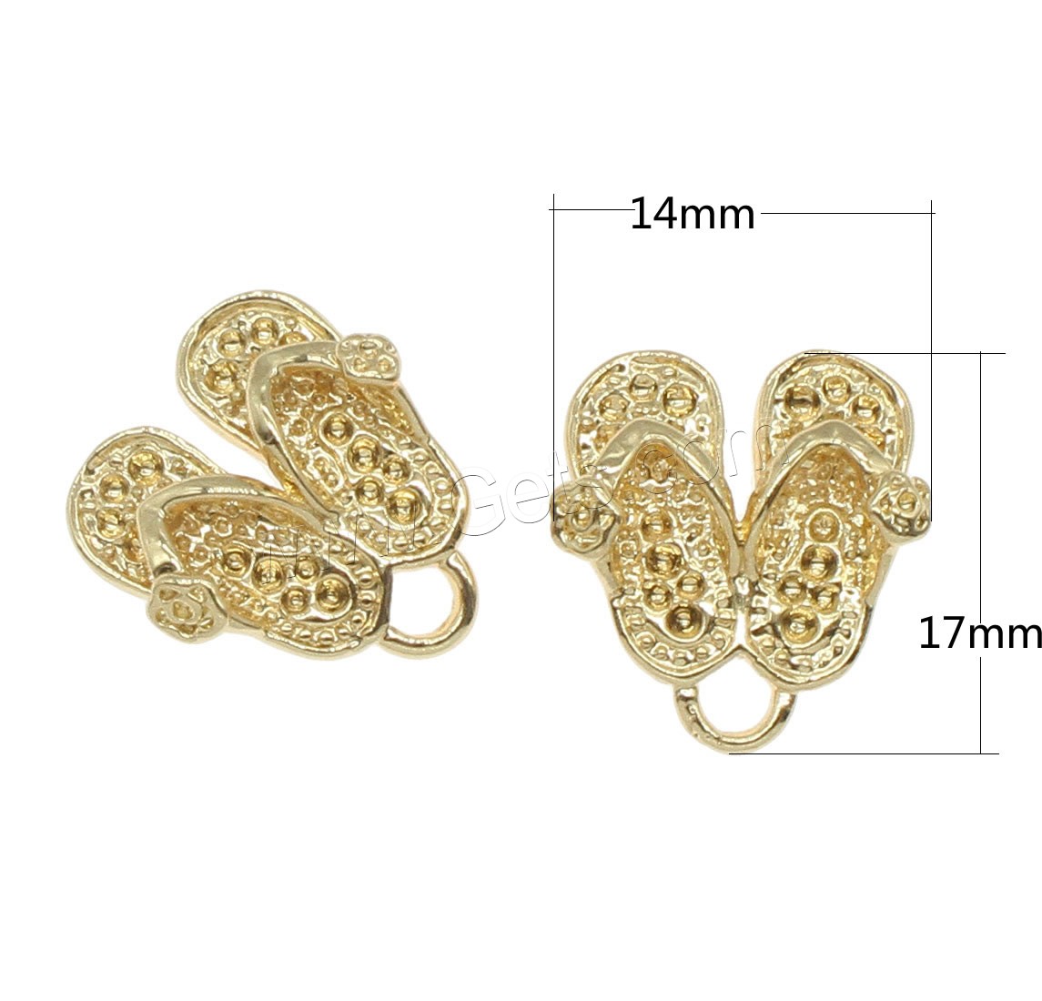 Brass Jewelry Pendants, Shoes, plated, more colors for choice, 14x17mm, Hole:Approx 1mm, 50PCs/Bag, Sold By Bag