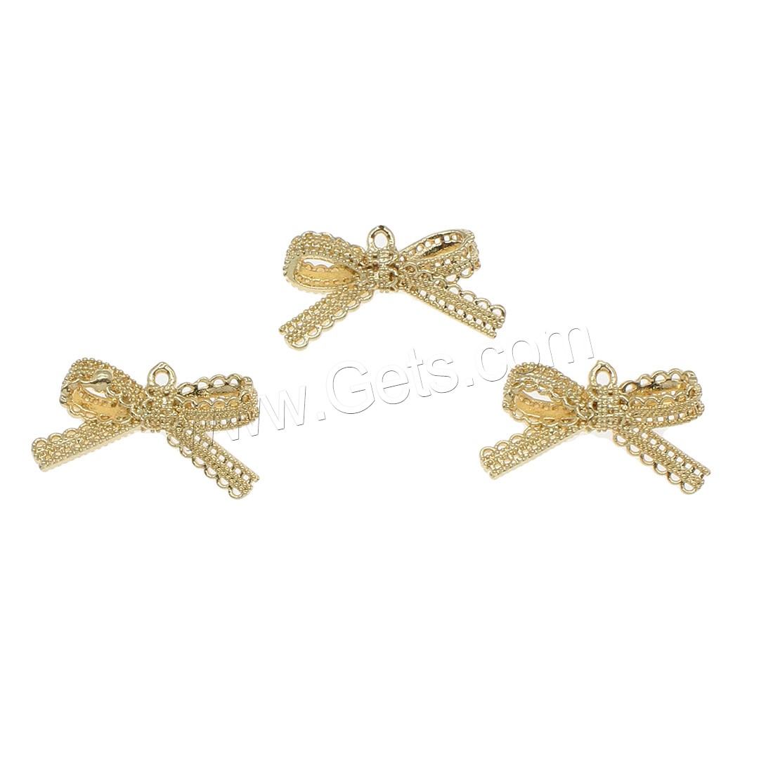 Brass Jewelry Pendants, Bowknot, plated, more colors for choice, 22x12mm, Hole:Approx 0.5mm, 50PCs/Bag, Sold By Bag